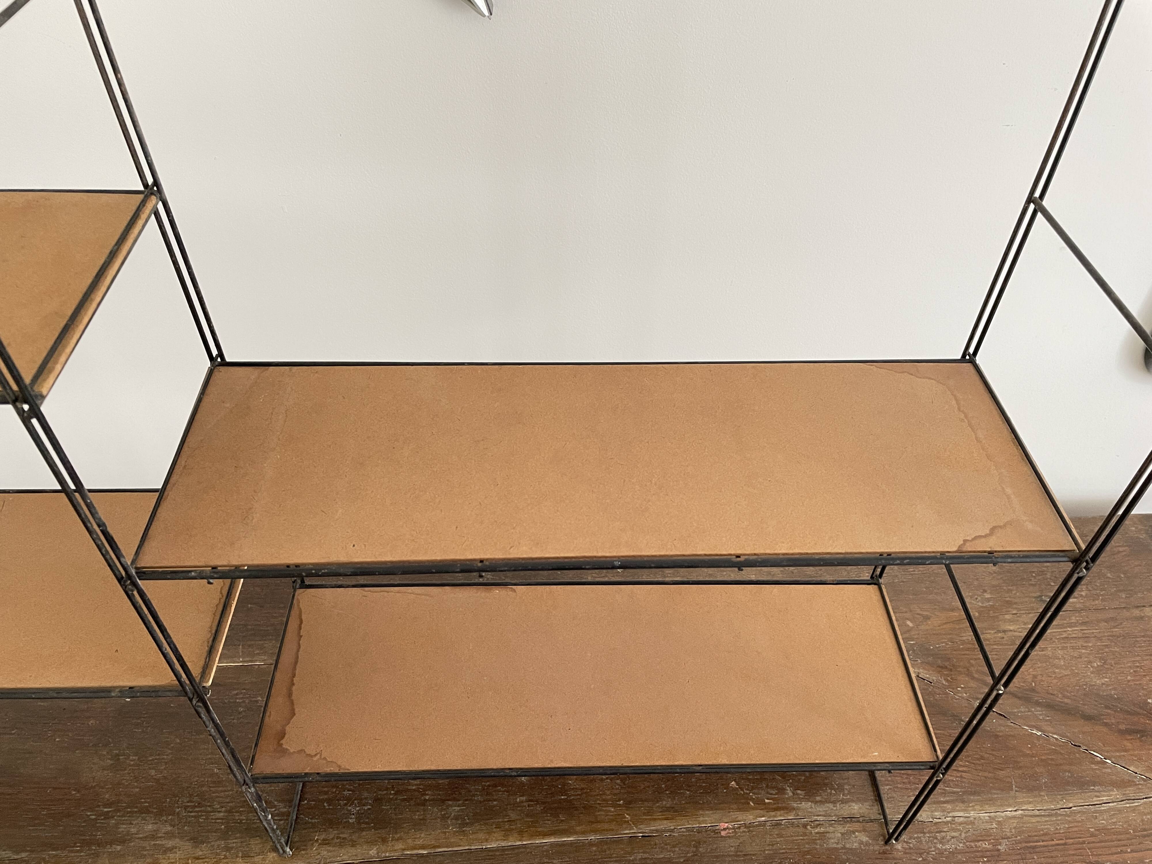 Triple modular shelves