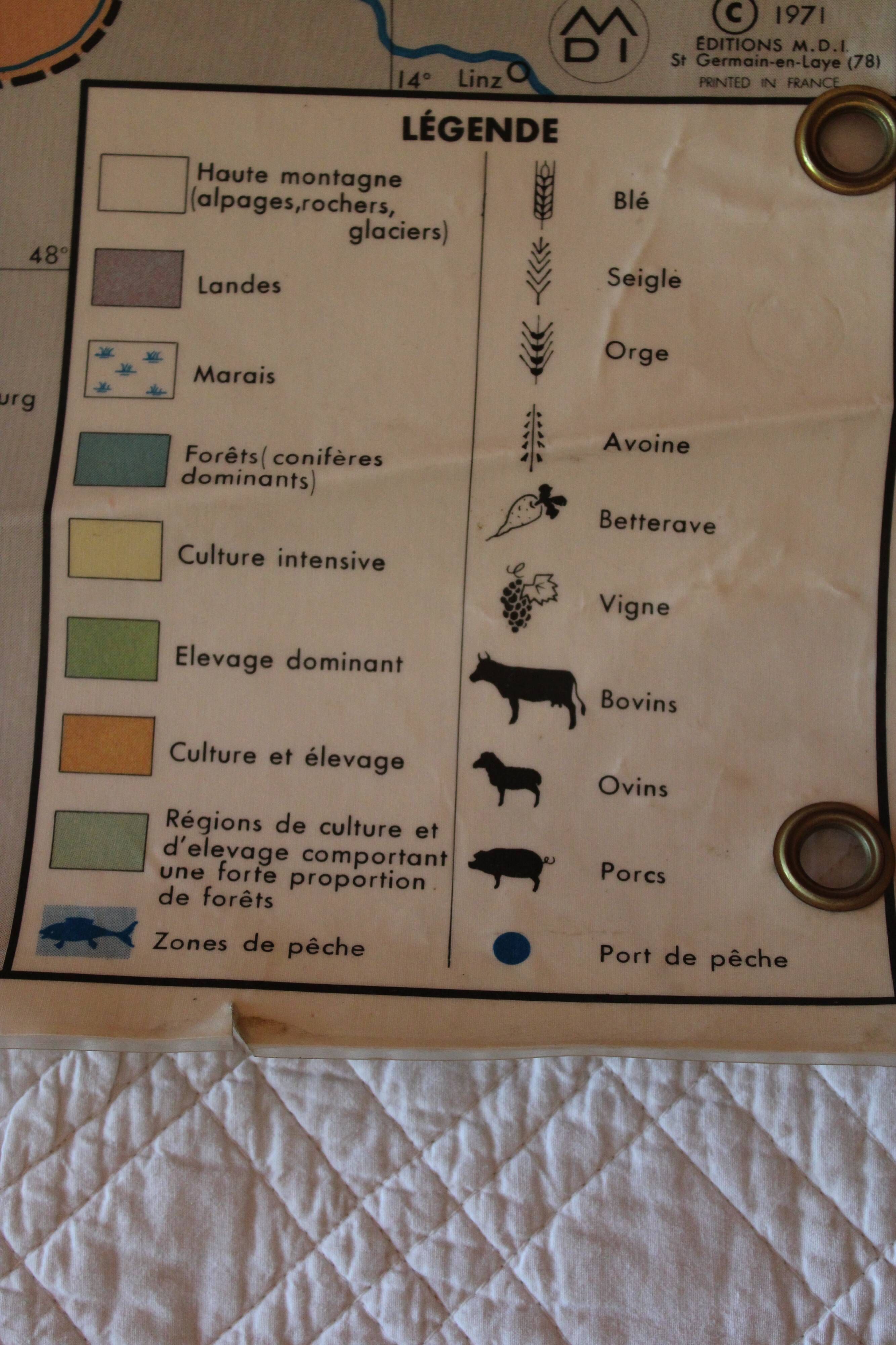 Old frg/gdr school map
