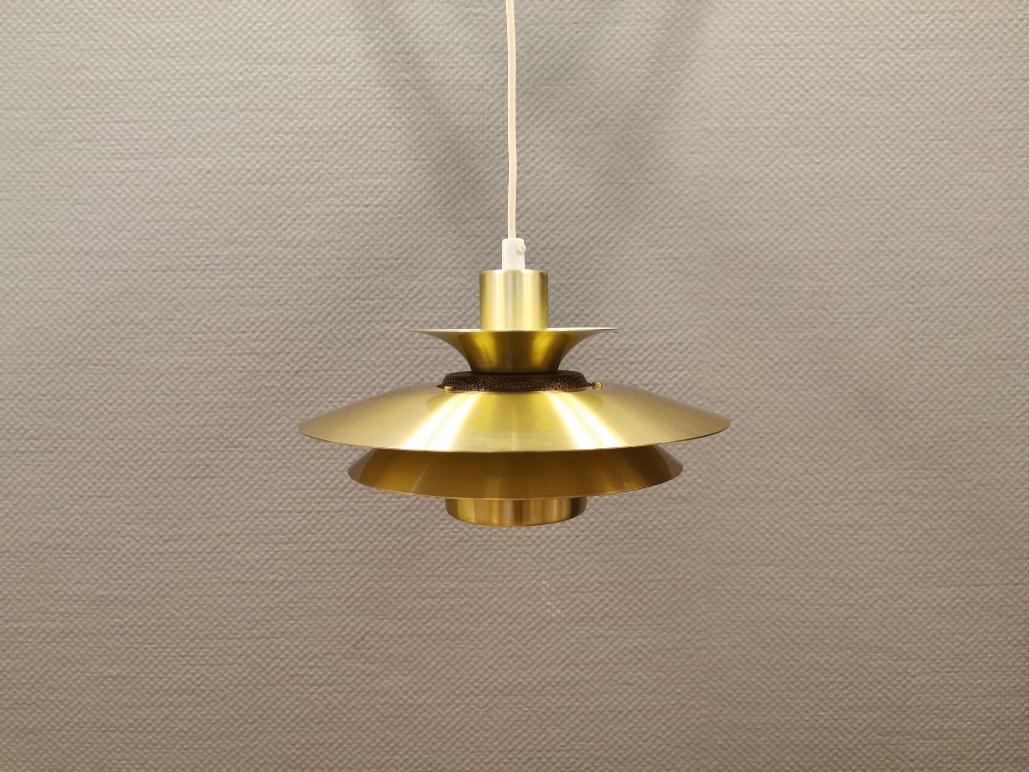 Hanging lamp from the 80s, by Danish JEKA, model Capri.