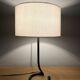 Wrought iron lamp from the 1950s