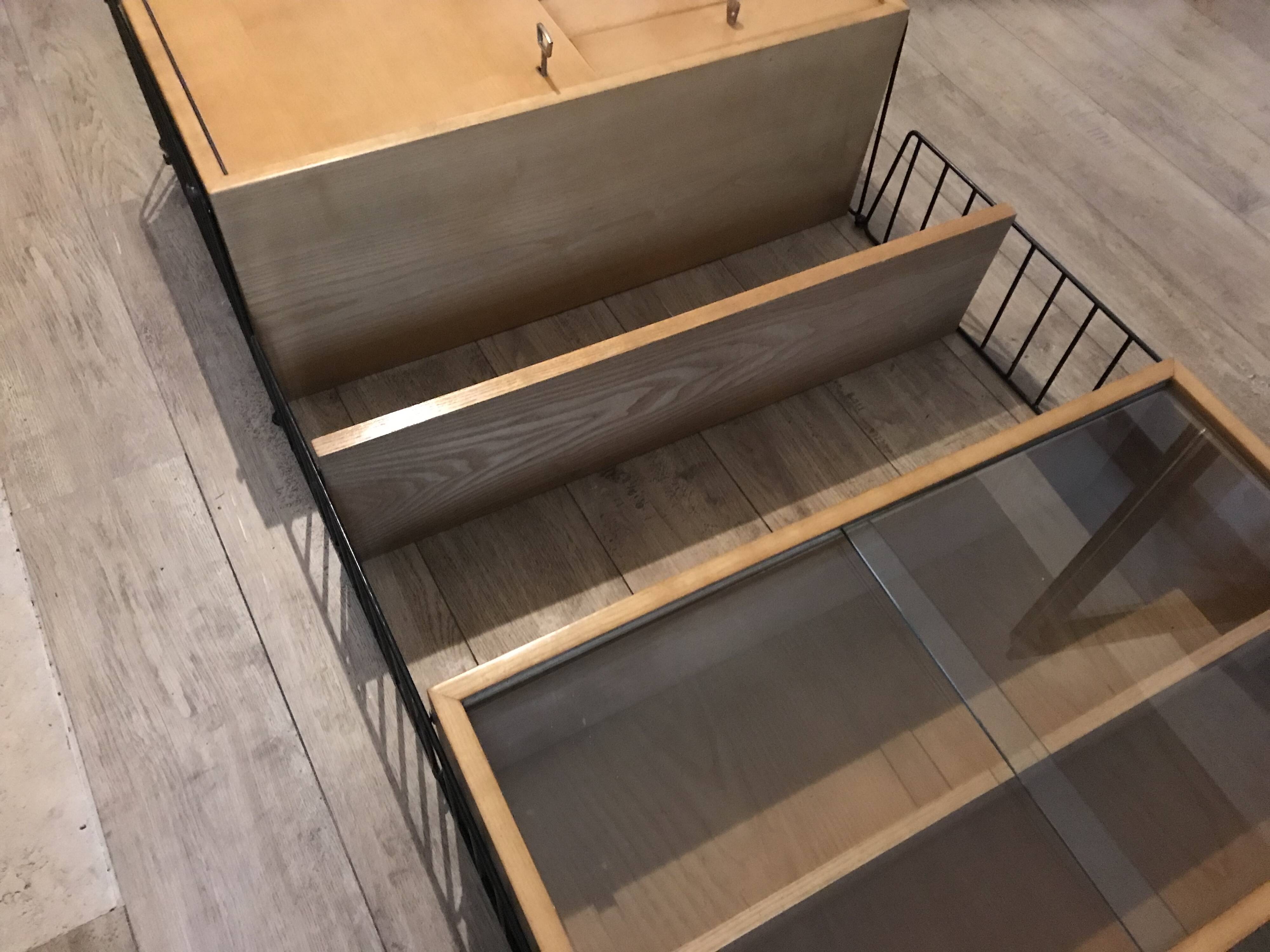 String wall unit, shelf unit and display case, Sweden 1960