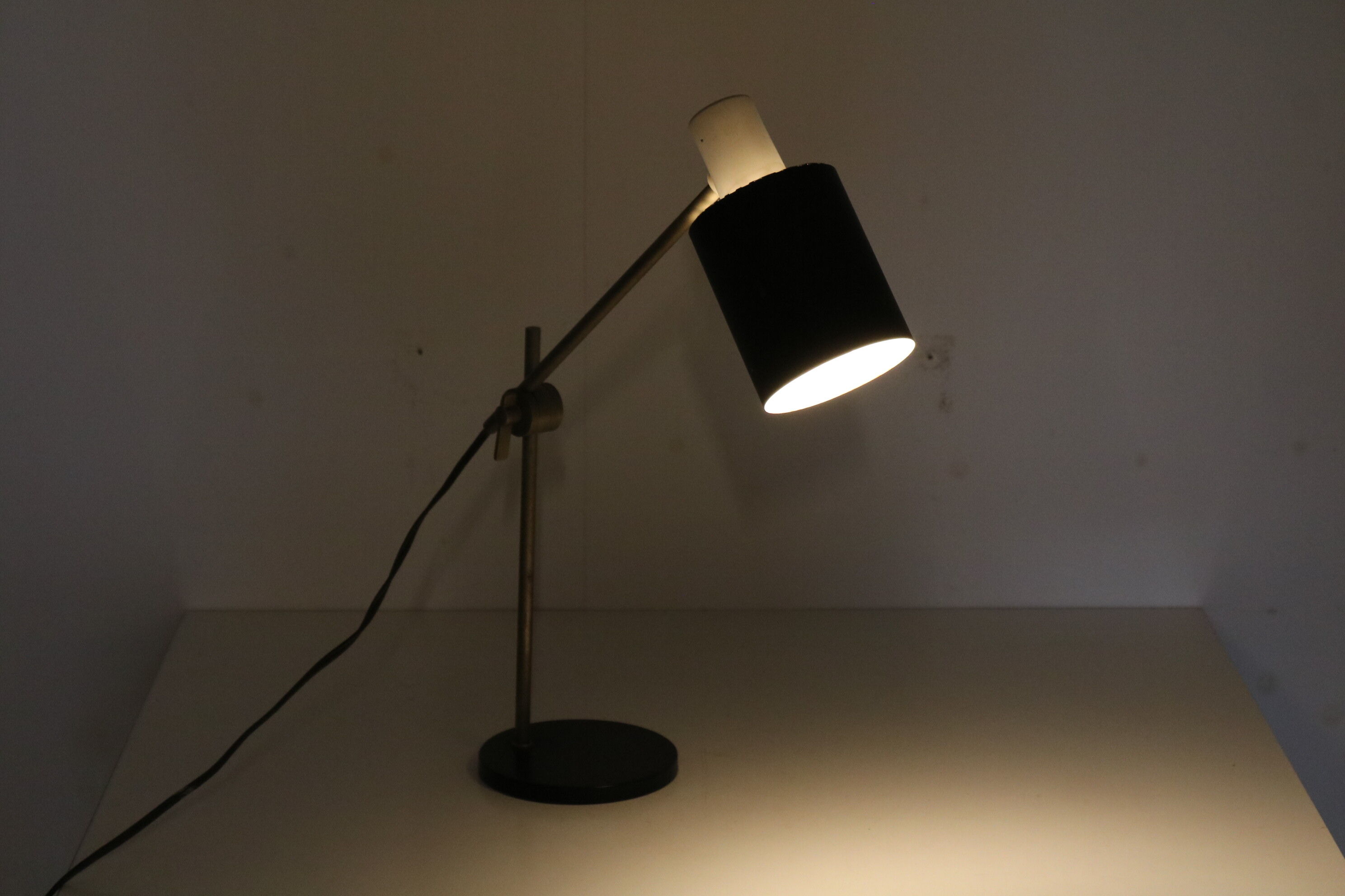 Desk lamp by H. Busquet for Hala, the Netherlands 1950