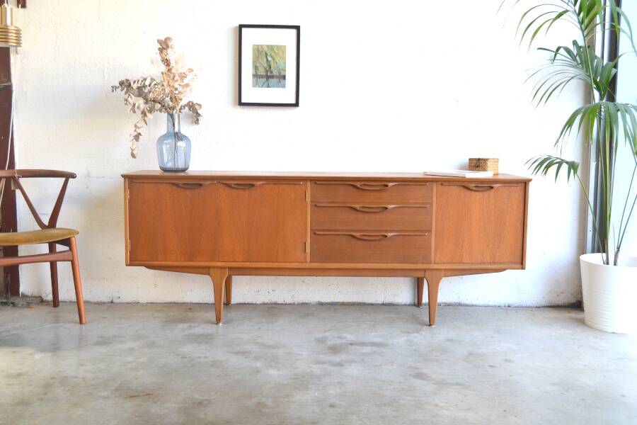 Enfilade en teck par Jentique * modèle rare * 198 cm
