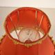 Brass and fabric table lamp