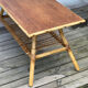 Rattan coffee table