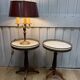 Pair of small side tables