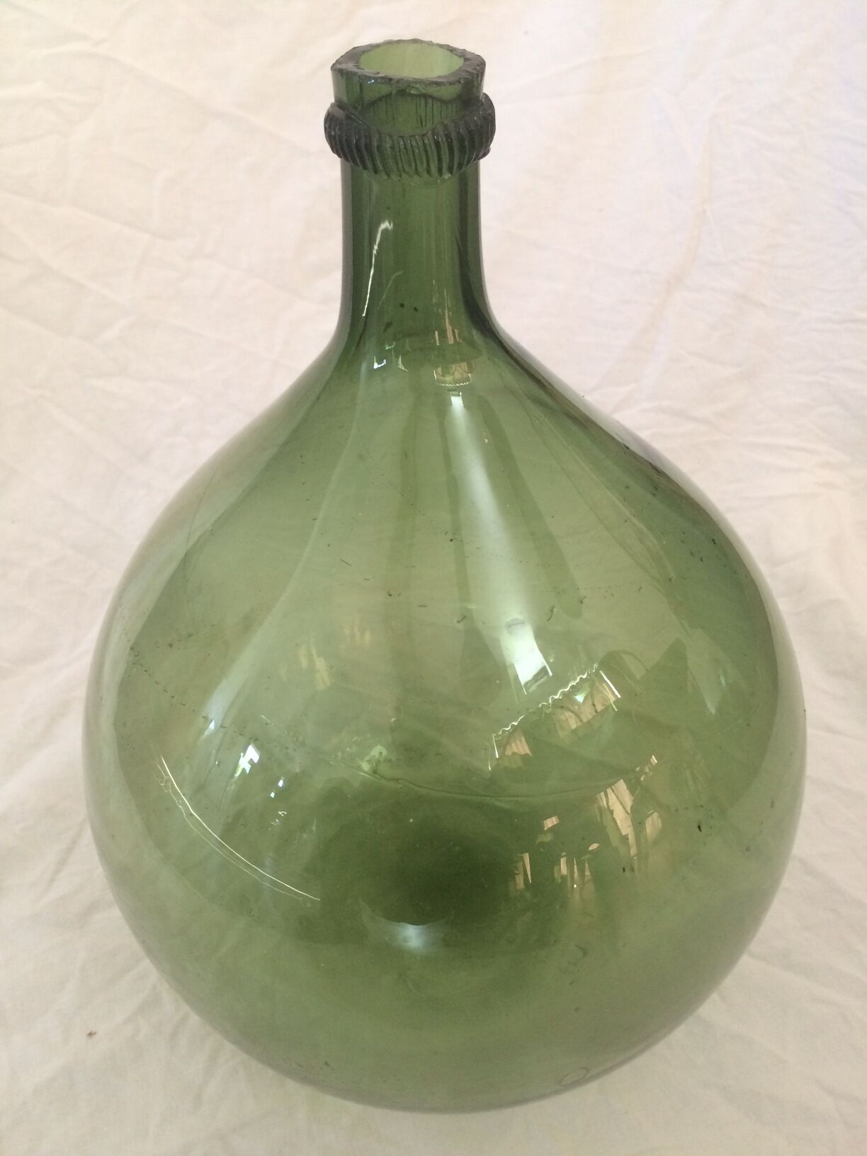 Demijohn, capacity estimated around 12 l