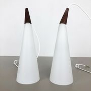Pair de suspensions « trompet » Jo Hammerborg pour Fog & Mørup Danemark 1963