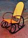 Rocking chair. Bent wood and cane.