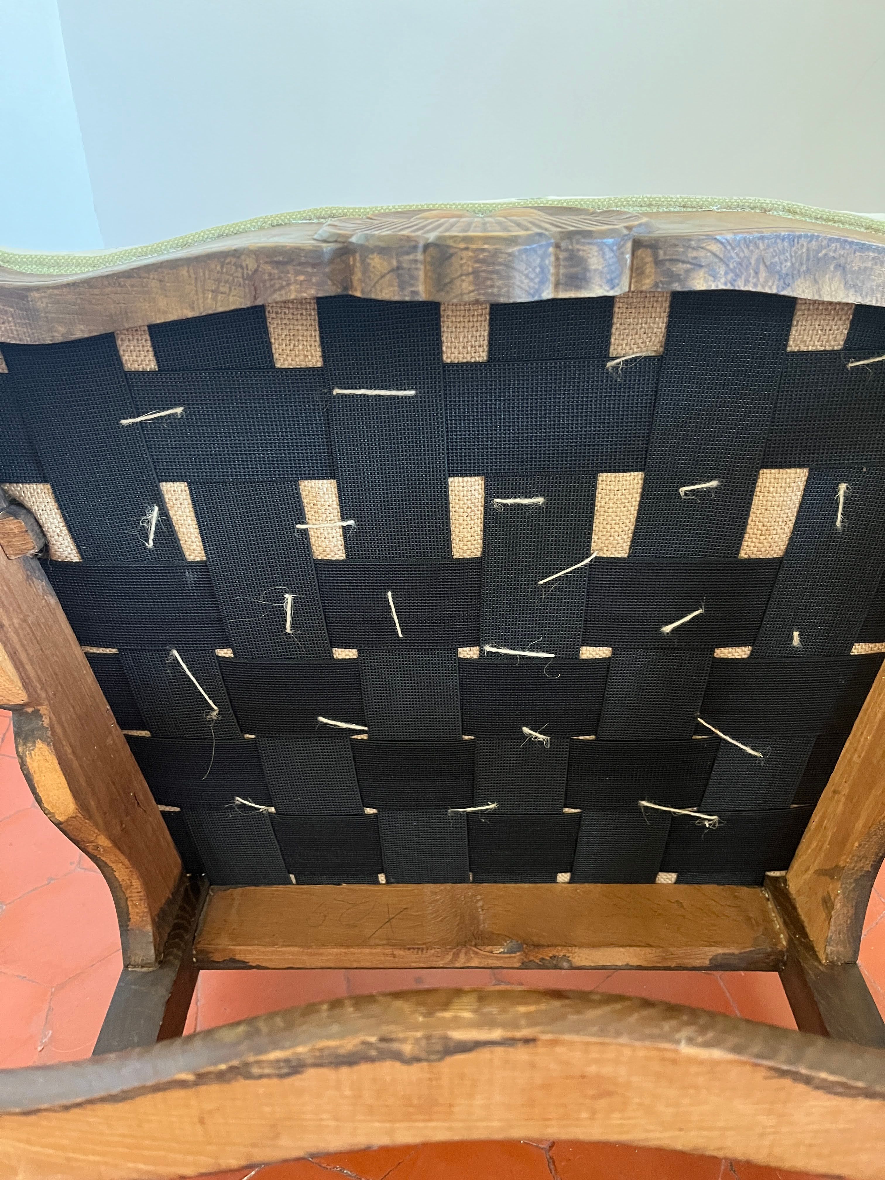 Paire de fauteuils style anglais Chippendale