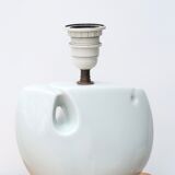 Lampe forme libre en porcelaine de Virebent années 70