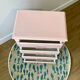 Commode vintage rose
