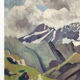 Oil painting landscape mountain 1938