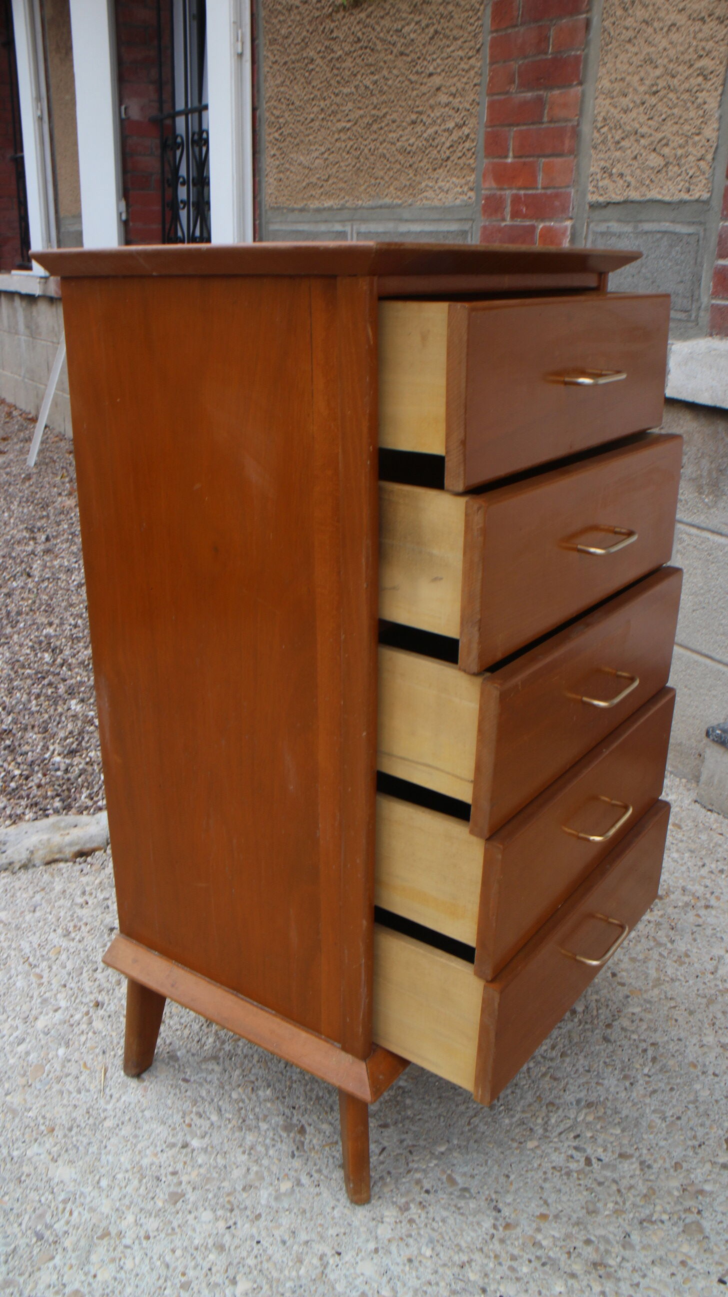 Chiffonnier pieds compas vintage