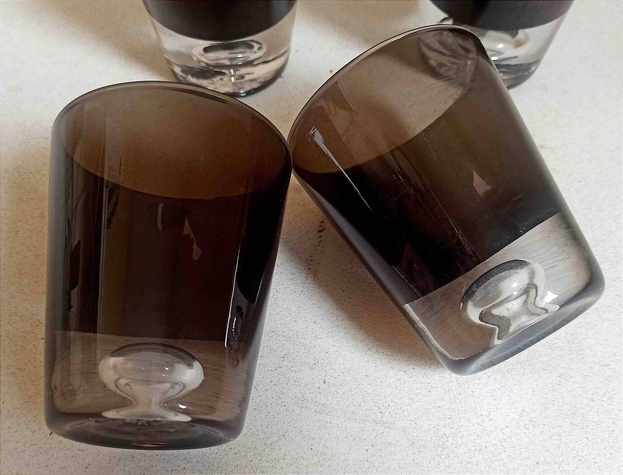 Set of 8 glasses 1960s Bo Borström Aseda Sweden