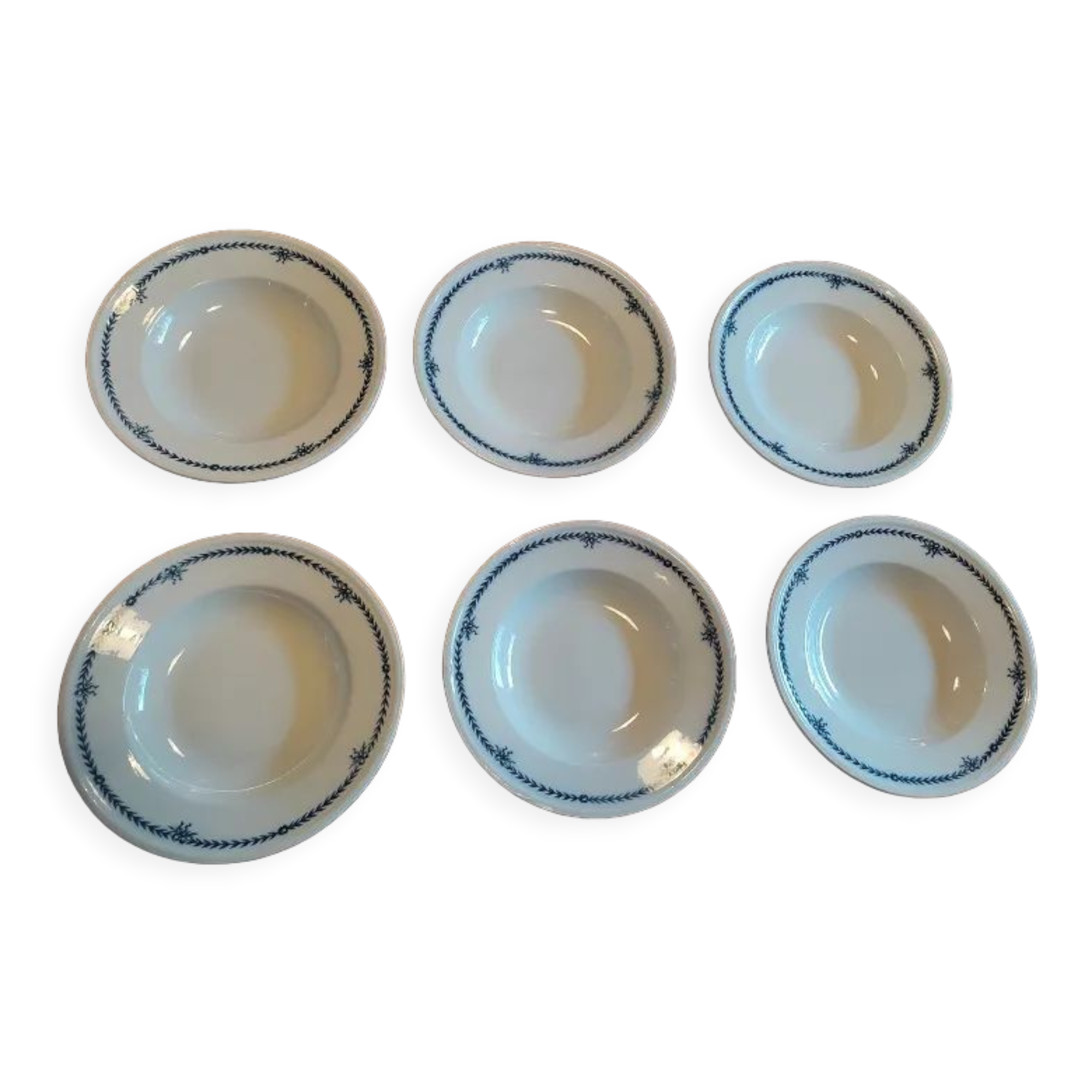 Hollow plates blue decoration Villeroy Bosch dp 0223227