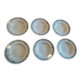 Hollow plates blue decoration Villeroy Bosch dp 0223227