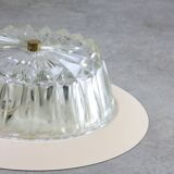 Mid-century Crystal Wall or Ceiling Lamp