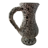Ceramic pitcher fat lava