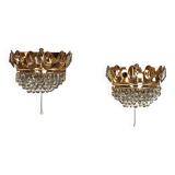 Pair of Palwa wall lights from the 60s