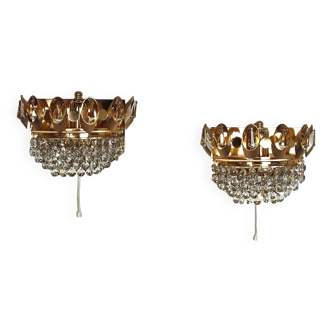 Pair of Palwa wall lights from the 60s