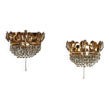 Pair of Palwa wall lights from the 60s