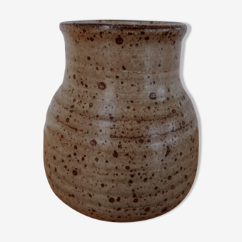 Pyrite sandstone vase of Puisaye