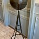 Atypical industrial furniture riveted sphere