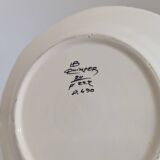 Old Breton HB Quimper plate