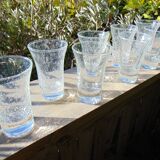 8 glasses of organic whisky