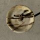 Marble and brass standing ashtray H74 D17