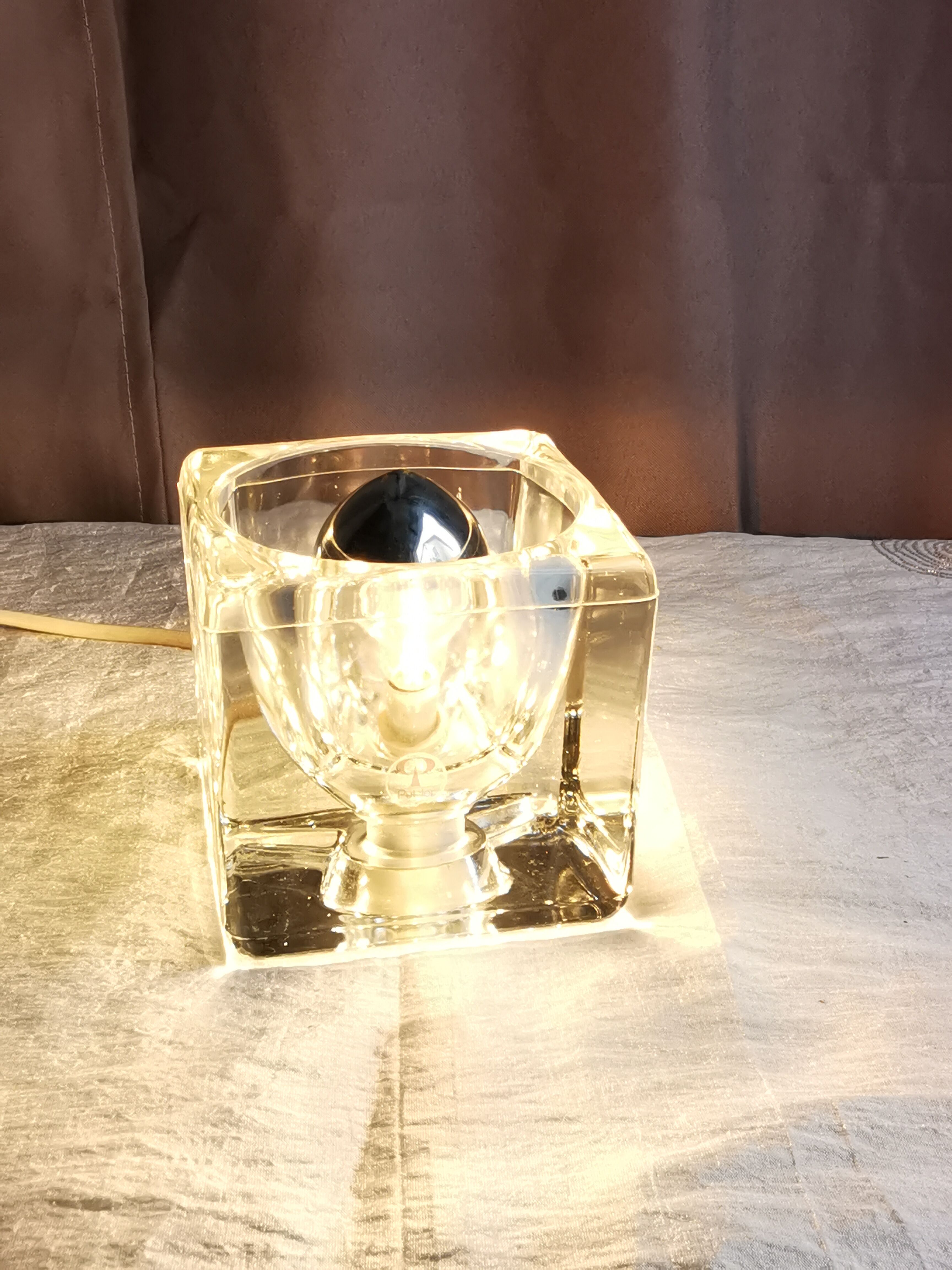 Putzler's vintage "ice cube" lamp
