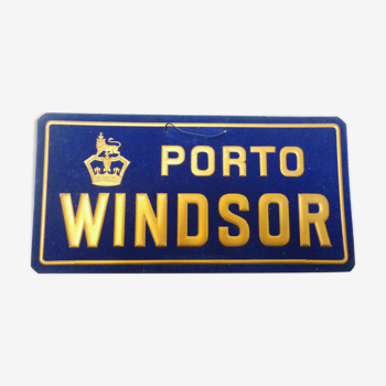 Affiche publicitaire "porto windsor" par le concepteur ets bouché & valletton -1933-