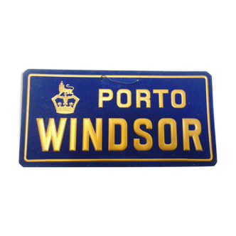 Affiche publicitaire "porto windsor" par le concepteur ets bouché & valletton -1933-