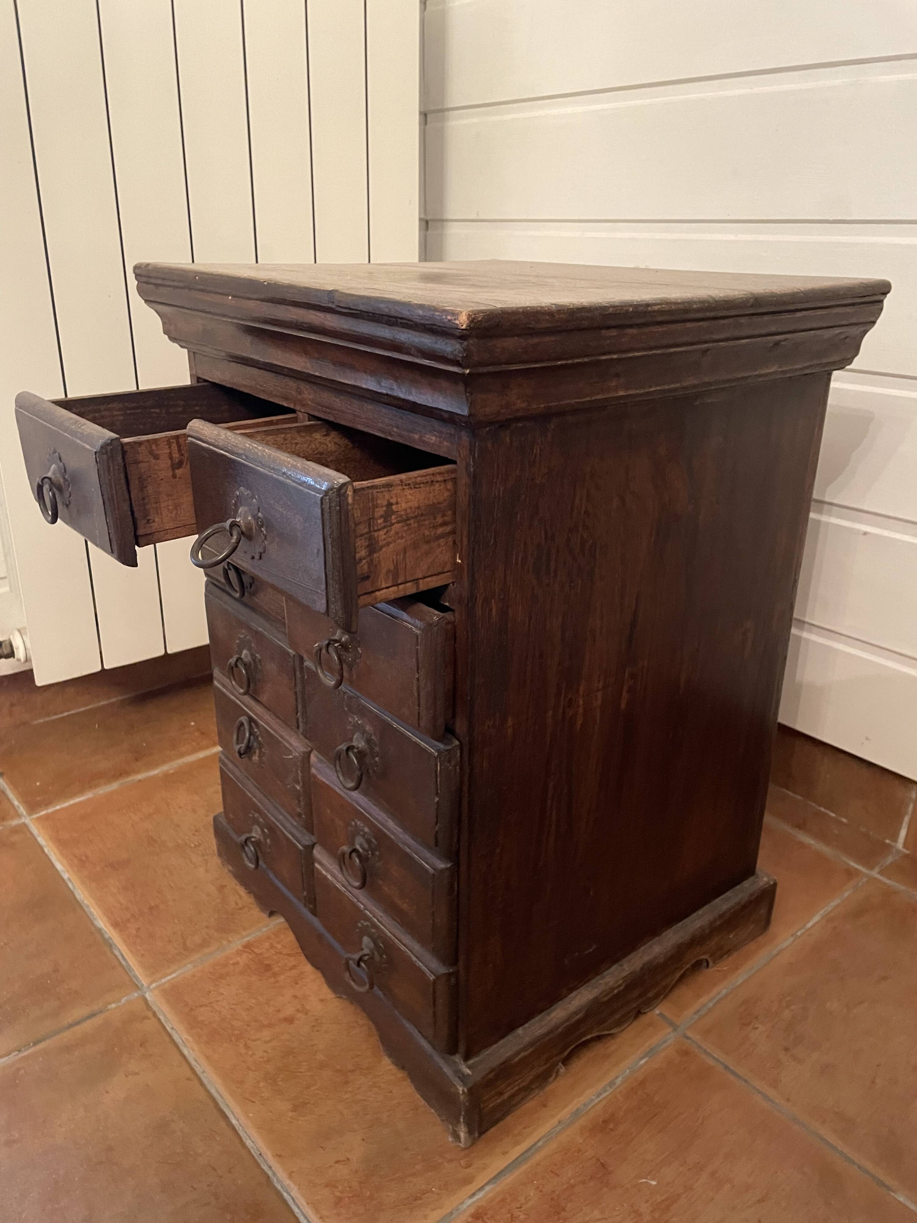Small Indian cabinet with drawers