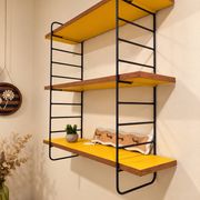 Étagère murale modulable vintage, style String, années 60-70