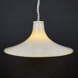 Beige Murano Glass Pendant Light from the Mid-Century, Italy, 1970s
