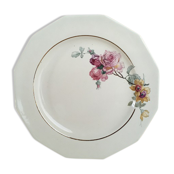Plat Service Vintage “St-Amant-Sté des Grands Établissements Céramique