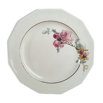 Plat Service Vintage “St-Amant-Sté des Grands Établissements Céramique"