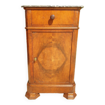 Walnut bedside table