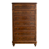 Set of 1 Napoleon III wooden chest of drawers