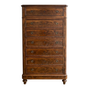 Lot de 1 chiffonnier Napoléon III en bois