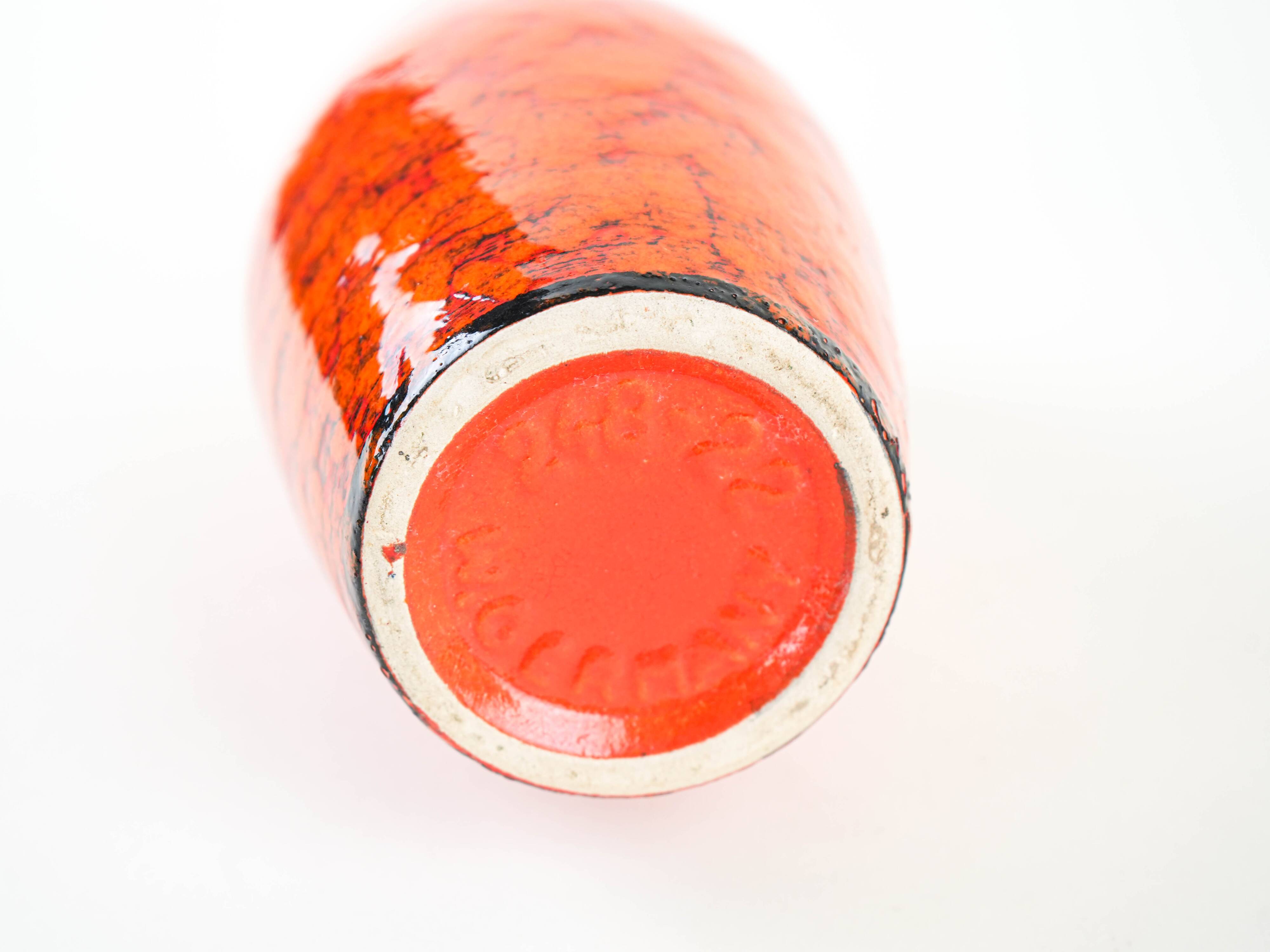 Ceramic vase, German design, 1960s, made in West Germany