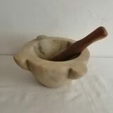 Marble mortar and olive pestle