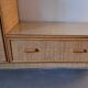 Commode en rotin Vintage 1960/70.