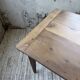Table de ferme noyer pieds fuseaux 1950