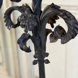 Wrought iron stool, France around 1880