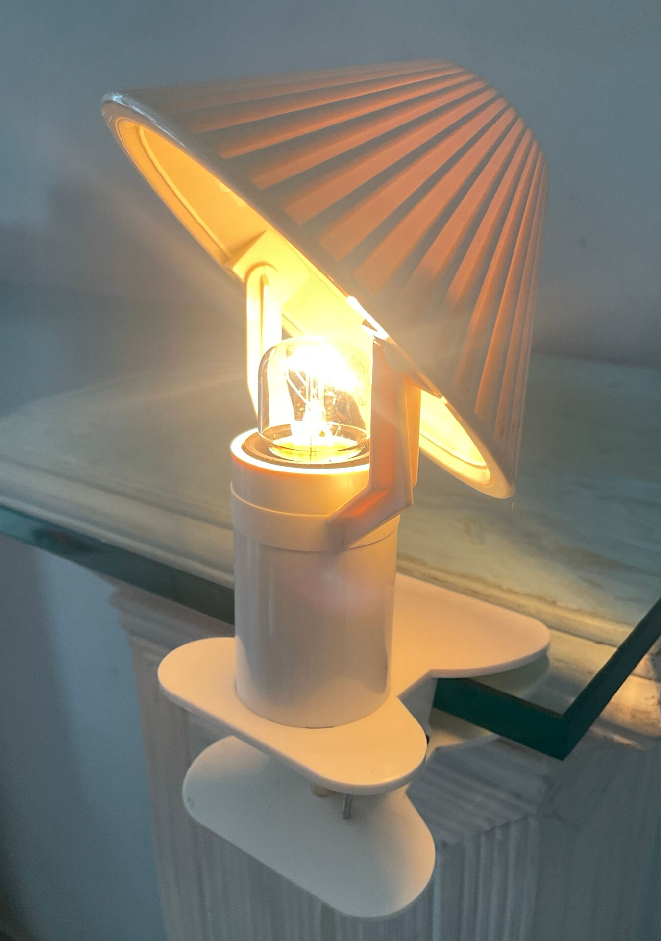 Lampe champignon à pince des années 60-70