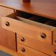 Vintage Scandinavian teak sideboard (220 cm)