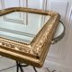 Wooden mirror and gilded stucco early twentieth century